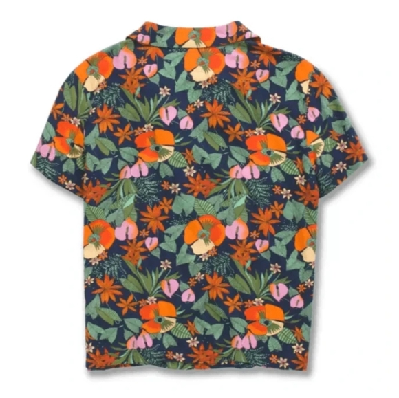 VANS Ka Lanii Button Down Woven Shirt Tropic Small - Picture 4 of 6